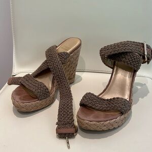 Stuart Weitzman braided espadrilles